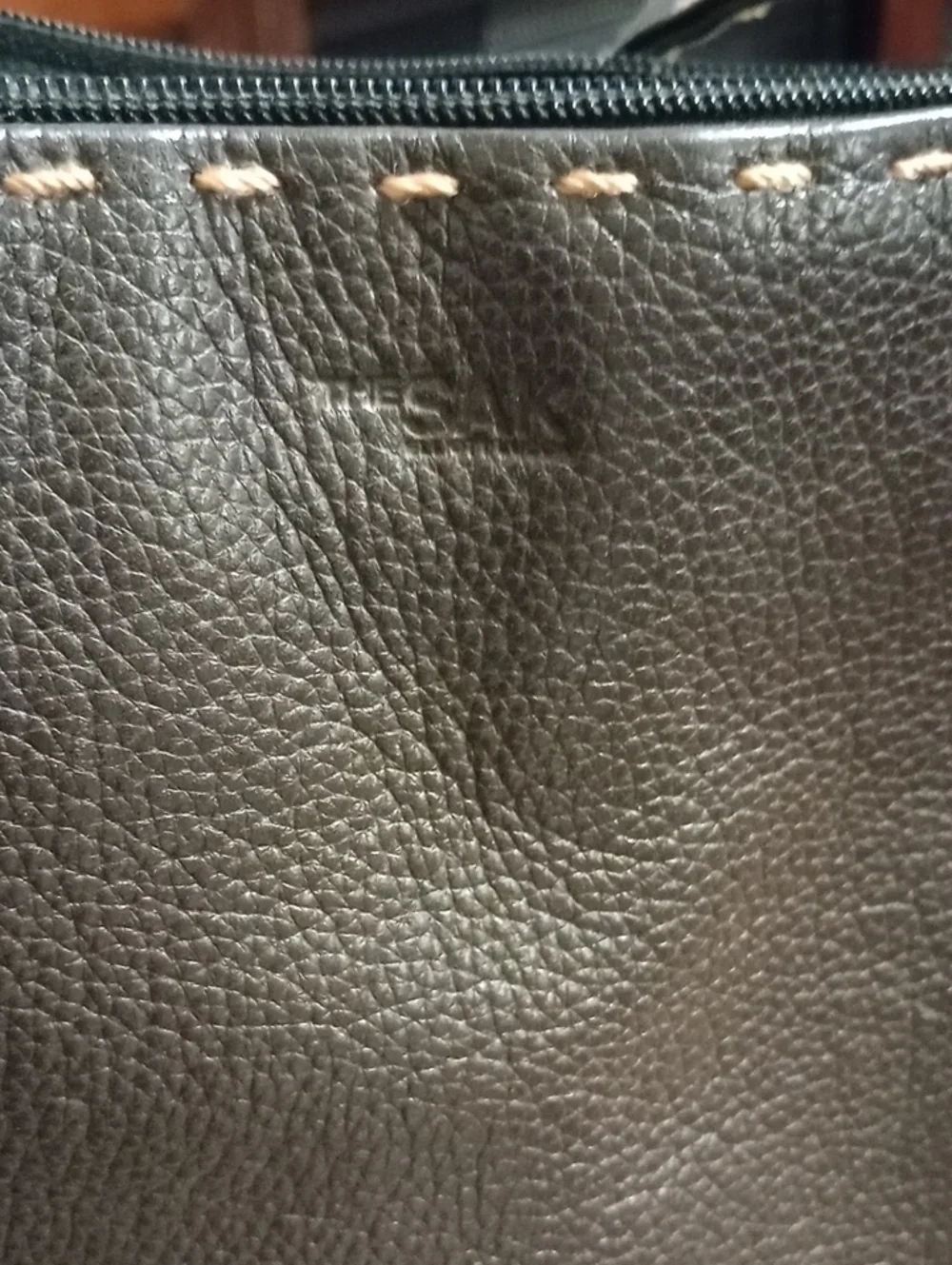The Sak Black and Brown Leather  Patchwork Shoulder Bag